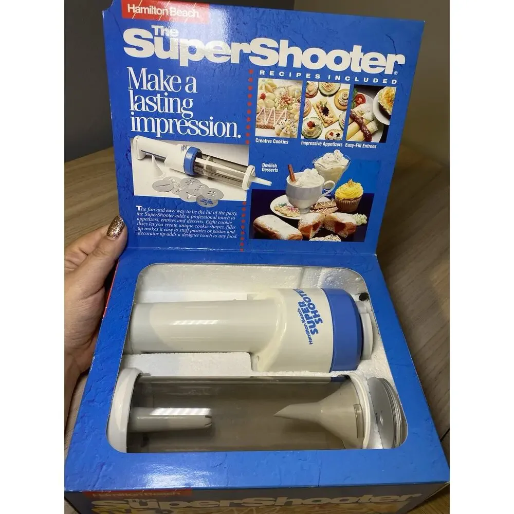 Hamilton Beach The Super Shooter Cordless Cookie Press & Food Decorator
